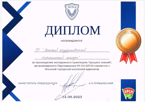 Диплом Аукцион Знаний